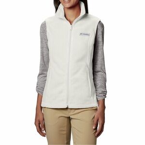 Columbia Benton Springs Women’s Fleece Vest High Neck W/Pockets Warm Winter XS